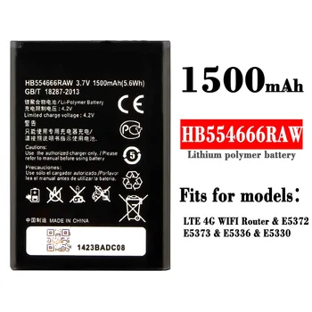 100% чисто Нов Преносим Батерия За мобилен Телефон HUAWEI LTE 4G WIFI Рутер E5372 E5373 E5336 E5330 външна Батерия HB554666RAW