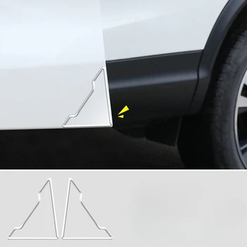 2 броя универсални капаци за защита на ъгъл на вратата на колата от сблъсъци, Прозрачен силиконов протектор, стикери срещу драскотини, защитен калъф за врати