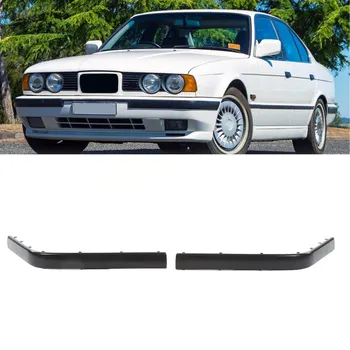 2 елемента Формоване Предна Броня 51111944177 Лявата и Дясната Декоративна Тампон За BMW Серия 5 E34 1988-1996