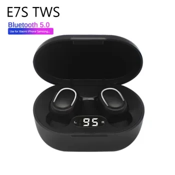 2023 TWS Безжични слушалки Bluetooth 5,0 със сензорен контрол, 9D стерео слушалки с микрофон, Спортни слушалки, Водоустойчиви слушалки, led дисплей