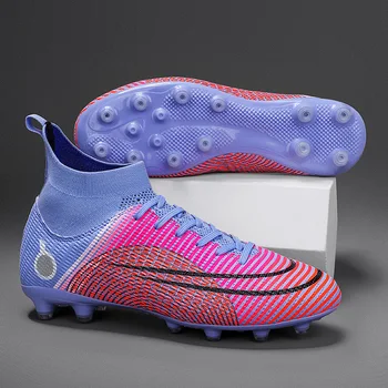 2023 Нови мъжки футболни обувки За възрастни и деца С високи щиколотками футболни Обувки За тренировки на трева, Спортни обувки, Мъжки маратонки