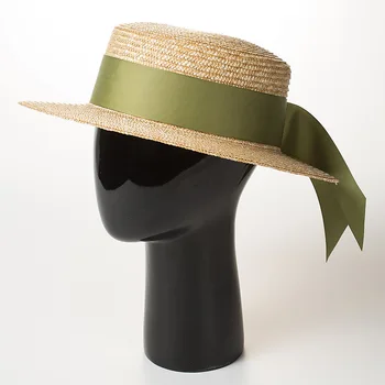 202306-shi, лятна слама чанта ръчна изработка, широката лента, козирка, женски филц шапки, дамски шапка за почивка