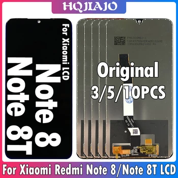 3/5/10 бр. Оригинални за Xiaomi Redmi Note 8 LCD сензорен дисплей, Дигитайзер, резервни части за Redmi Note 8T LCD M1908C3XG