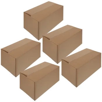 5 Бр Експрес-скоростна Картонени кутии за съхранение на Пощенска кутия Практически Опаковка Голям Велпапе