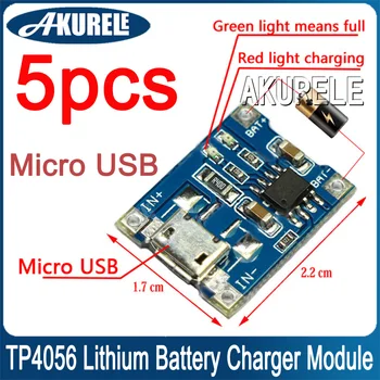 5V 1A TP4056 Micro USB Модул, Зарядно устройство за литиево-йонна батерия зарядно устройство ще захранване на такса Панел зарядно устройство ще захранване на Горивна такса Трансформаторный Конвертор