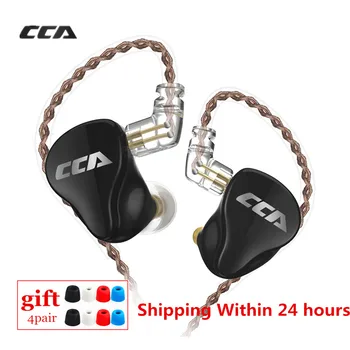 CCA CA16 7BA 1DD Хибридни ушите Hi-Fi Бас Слушалки Мониторные Слот Слушалки Слушалките С Шумопотискане C12 V90 ZSX BA5 VX