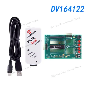DV164122 Сериен анализатор на PICkit, лесен за употреба графичен интерфейс, поддържа I2C ™/ SMBus / SPI протокол USART