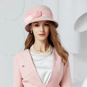 EE 5077 Есента и зимата на нова ежедневието розова шапка дамски зимни дамски вълнена шапка Английски вълнени цилиндър