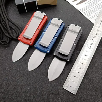 Micro OTF Tech Knife Combat Troo Series 5cr13 Острието е от цинково-алуминиева сплав твърдост 57HRC, дръжка от външната джобен нож за самозащита
