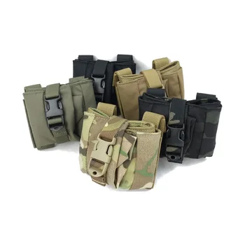 TT Style Тактически Сгъваема Чанта за рециклиране, Колан мерки и Теглилки, чанта за съхранение на различни неща, 500D Матиран