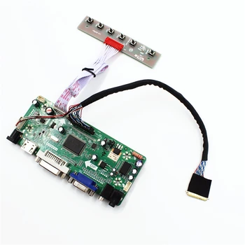 VGA Аудио DVI HDMI-съвместим комплект платка контролер за 1600x900 17,3 инча B173RW01 WLED LVDS LCD такса контролер DVI