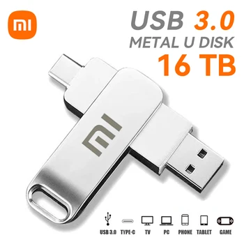 Xiaomi Mini 2 TB 3,0 Метален USB Флаш-Диск 1 TB Писалка-Устройство и Високоскоростна Карта Памет 16 TB U Диск, Карта Usb 3.0 Памет