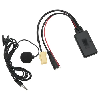 Авто модул Bluetooth, кабел за микрофон, адаптер, ефективен за кола