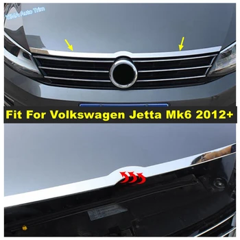 Авто предния капака на двигателя, тампон на предния капак, декоративна тампон на преден двигател, подходящ за Volkswagen Jetta Mk6 2012-2018 външни аксесоари
