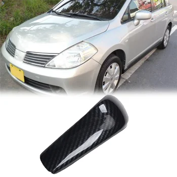 Автомобилна дръжка за смяна на предавките от въглеродни влакна, Хастар Капак на Лоста за превключване на предавките, капак на лоста за превключване на предавките за Nissan Tiida RHD 2005-2010