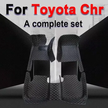 Автомобилни стелки за Toyota Chr 2018-2021, Център ДропШиппинга, интериорни Аксесоари Авто, 100% Подходящ Кожени Килими, постелки за краката
