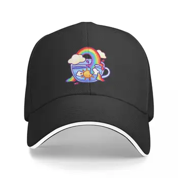 Бейзболна шапка Rainbow Sky Teacup, шапки, чай шапки, бейзболна шапка, бейзболна шапка за голф, жени, мъже