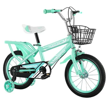 Детски велосипед 14 инча, безопасно шофиране, рамка от високо стомана, удобна седалка, износоустойчиви нескользящие гуми, задни стопорный спирачка