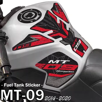 за Yamaha MT09 Аксесоари Етикети на Горивния резервоар на Мотоциклет Мат Нескользящие Етикети Защита от боя MT-09 MT 09 2014-2020