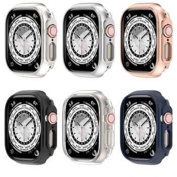 Защитна рамка за iOS Watch 8 49 мм Smartwatch Предпазва корпуса от прозрачна броня 896C
