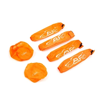 Комплект Пылезащитной якета ROFUN Съдържа Капака на Стартера, Амортисьори въздушен филтър за 1/5 HPI ROVAN KM BAJA 5B RC Играчки Parts, оранжево