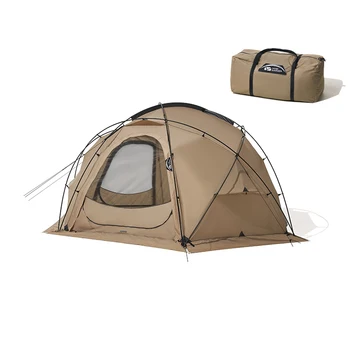 куполна палатка Four seasons, преносима непромокаемая палатка за нощуване на открито голямо пространство за 3-4 души, палатка за нощуване на открито