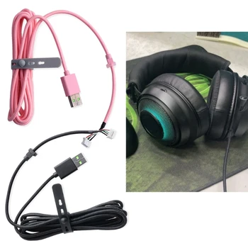 Линия на USB кабел, Кабел за слушалки, резервни Части за Ремонт на Кабели razer Kraken /7.1 V2 RGB/Кабелни слушалки V3/Edition DXAC
