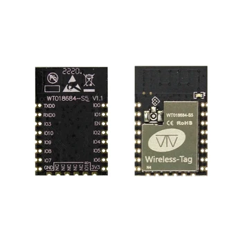 Модул WT018684-S5, вграден чип ESP8684, модул WiFi Bluetooth с ниска консумация на енергия