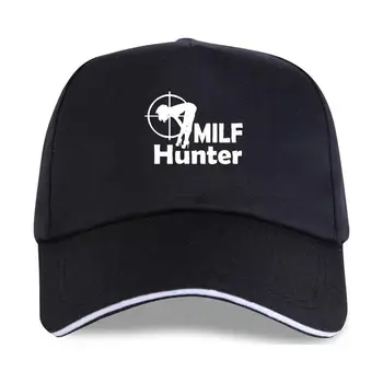 Мъжка бейзболна шапка Milf Хънтър черен цвят, забавно е новост за жените-4217A