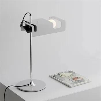 Настолна лампа Oluce Spider, Италия, творчески, модерен дизайн, реплика лампи за дневна, малка странична декоративна лампа за маса журнального