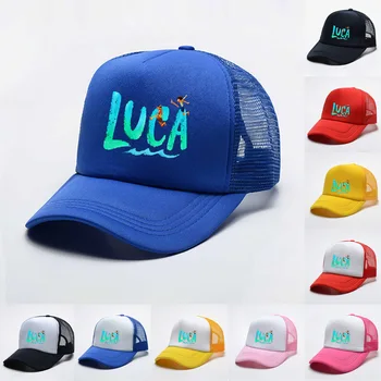 Нова стилна детска лятна шапка от слънцето, ежедневни бейзболна шапка на Лука Pixar на Disney с анимационни герои, регулируеми шапки за момичета и момчета, за малки деца