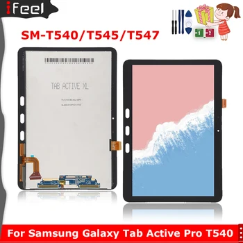 Нови Оригинални за Samsung Galaxy Tab Active Pro T540 T545 T547 LCD екран и сензорен цифров преобразувател в пълно сглобяване