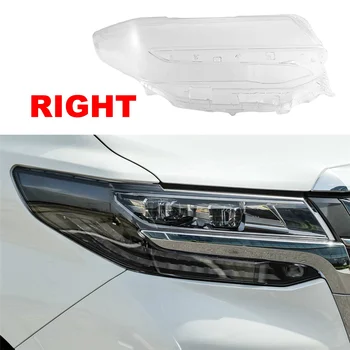 Обектив на предната част на дясната фаровете на колата за Toyota Alphard 2018-2020 Смяна на Стъкло на крушката на светлината на Автомобила Прозрачна лампа Auto