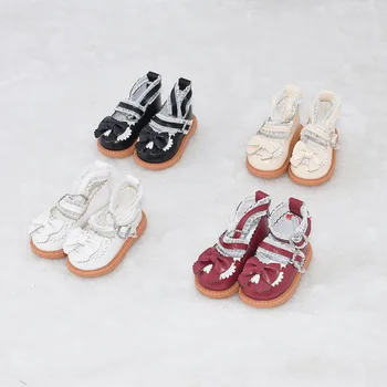 Обувки за кукли 1/4 BJD, кожени обувки и дебела подметка, може да се носи във всякакви комбинации, продукт Kawaii, отличен подарък за вашите приятели или вашите деца