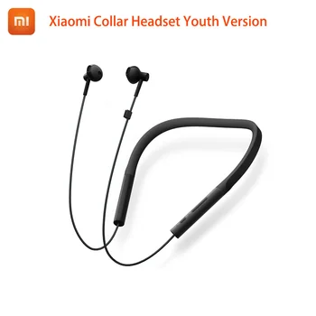 Оригинален Xiaomi Collar Bluetooth 4.2 слушалки младежки версия Спортни слушалки с шейным ръб Бързо зареждане на Mi Безжични слушалки в ушите