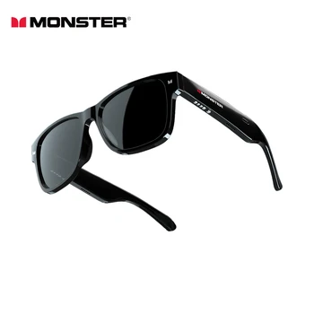Очила Monster Безжична Bluetooth слушалка 5.0 Слънчеви очила Спортни слушалки на открито S01 Причиняващи Музикални Очила С Прозрачни лещи