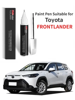 Писалка за рисуване, подходяща за фиксатор боя Toyota FRONTLANDER, Платина перлено-бели мастила, кристално-черни специални принадлежности за автомобили, писалка за рисуване на автомобила
