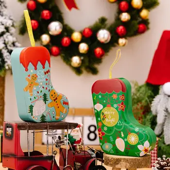 Подарък кутия за парти, Подвесная Коледна кутия, Странно Коледна кутия шоколадови Бонбони във формата на Отглеждане, Снежен човек, Коледна топка за 