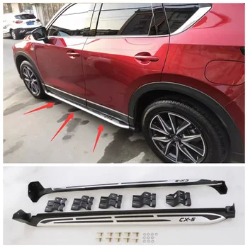 Подходящ За Mazda CX5 CX-5 2017-2021 Висококачествени стъпала от алуминиева Сплав, Странични стъпала, педали