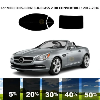 Предварително обработена нанокерамика car UV Window Tint Kit Автомобили Фолио За Прозорци на MERCEDES-BENZ SLK-CLASS R172 2 DR CONVERTIBLE 2012-2016