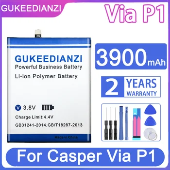 Преносимото батерия GUKEEDIANZI 3900 mah батерии За мобилни телефони Casper Via P1