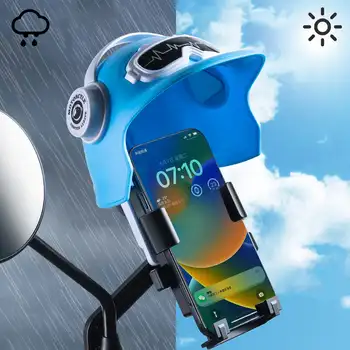 Притежател на мобилен телефон, за мотоциклет, чадър, непромокаем каска, слънцезащитен крем, поставка за телефон, скоба за електрически мотор мотоциклет