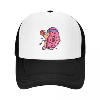 Розова бейзболна шапка на Dunkin Donut с пръски, Плажна шапка, директна доставка|F-|Детска шапка от слънцето, мъжки и дамски