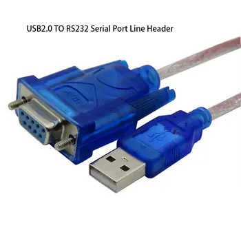 Сериен порт USB-RS232 9-Пинов Кабел DB9 Сериен COM Port Adapter Конвертор с Клъстер адаптер Поддържа Windows 8 Без cd