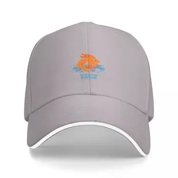 Симпатична рибка в езерото бейзболна шапка Туризъм, шапка, слънчеви шапки за жени за Мъже