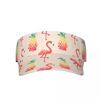 Спортни слънчеви шапки с Фламинго, Сензорни Обков, Спортни шапки на открито, Регулируеми Слънчеви шапки за мъже и жени