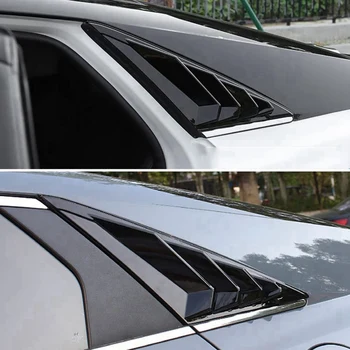 Тампон Щори на задното стъкло на колата за Hyundai Elantra 2021-2023, отдушник, Лъжичка, Лампа, Ярко Черно