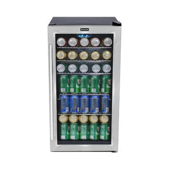 Хладилник за напитки Whynter От неръждаема стомана с Капацитет от 120 кутии BR-130SB
