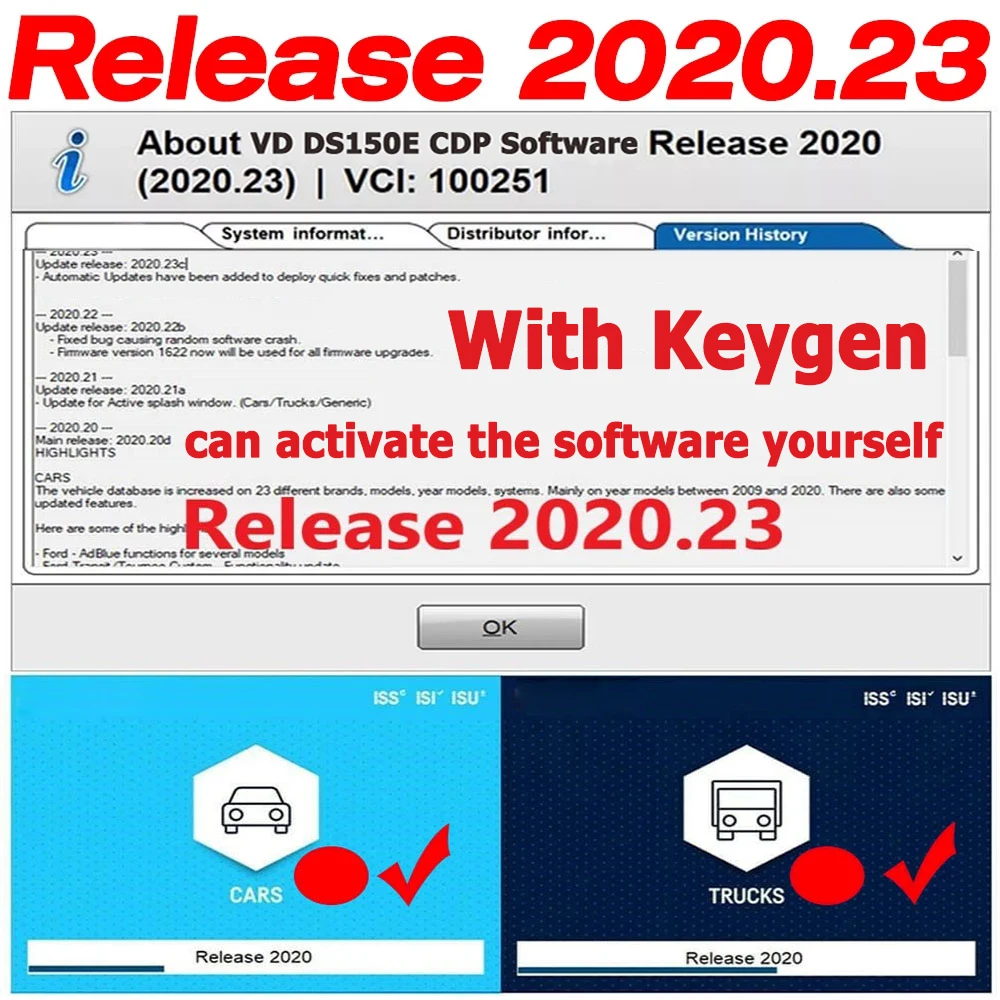 2021.11 Keygen Obd Obd2 скенер Vd Ds150e Cdp USB Bluetooth За TNESF DELPHIS ORPDC Multidiag Pro Автомобили, камиони диагностични инструменти . ' - ' . 4