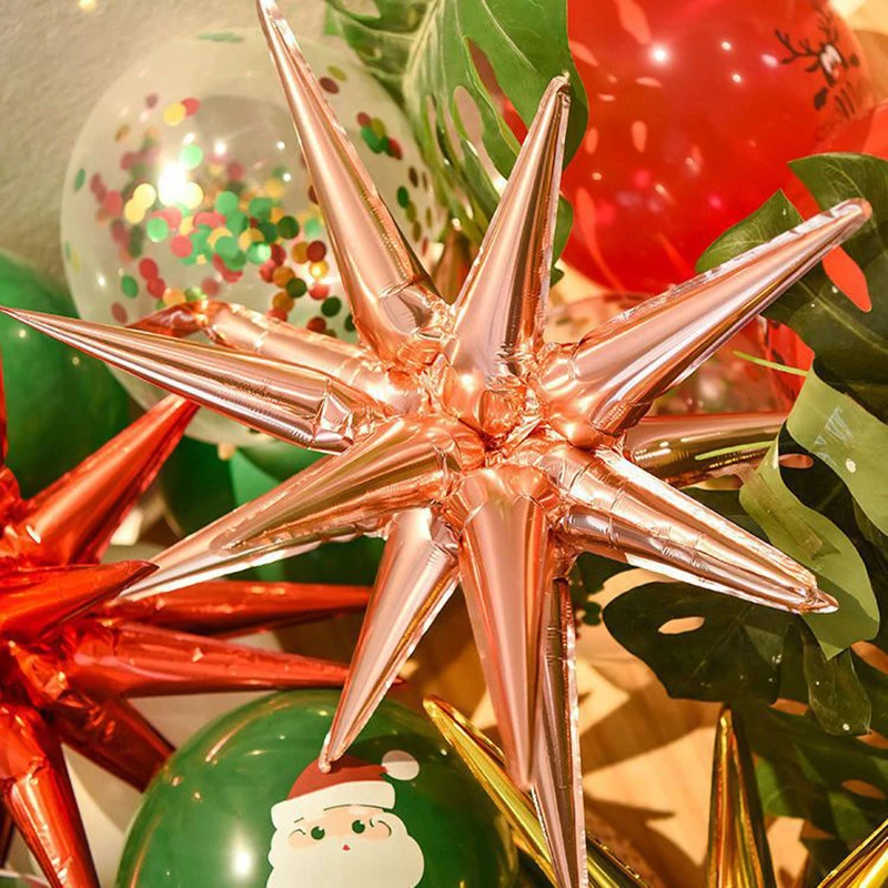 5 бр. балони Starbust, взривни топка от фолио, звезда, капки вода, конусовидна балони за парти по случай рожден Ден, Сватба, Коледна украса . ' - ' . 1